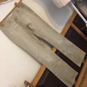 Vintage 90s Xi tan worn look corded jeans NWOT M